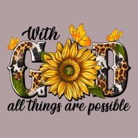 With God All Things Are Possible Vintage Hoodie | Teevron