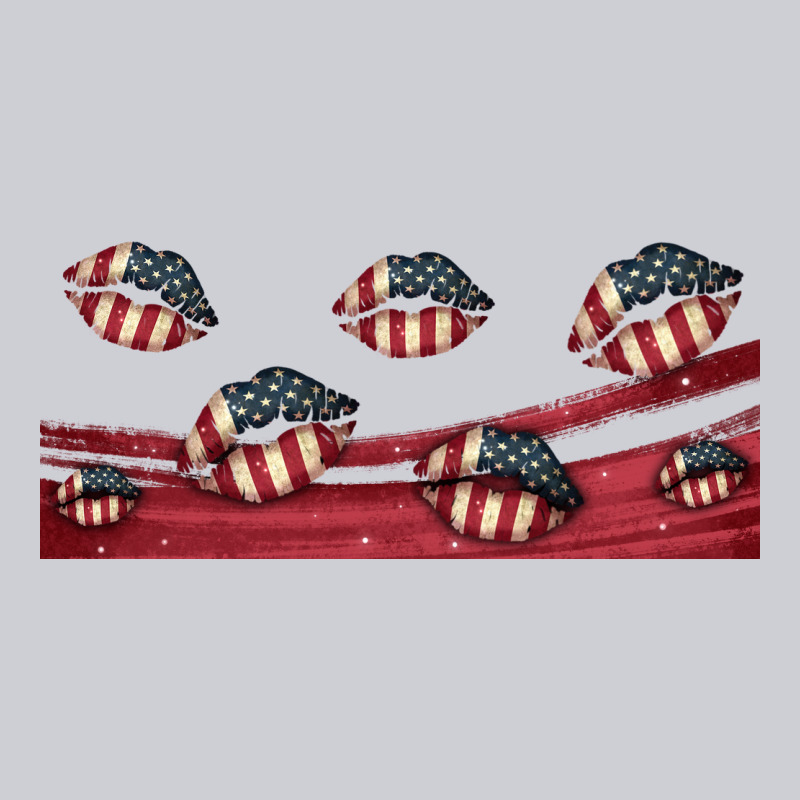 American Flag Lips 16oz Libbey Cup Classic Tee by HRA Design Shop | Teevron