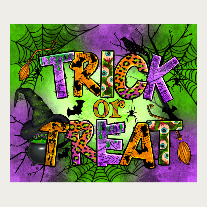 Trick Or Treat Mouse Pad Zipper Hoodie by BundleAndBundleShop | Teevron
