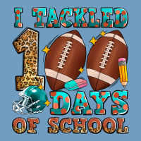 I Tackled 100 Days Of School American Football Urban Heavy Tee | Teevron