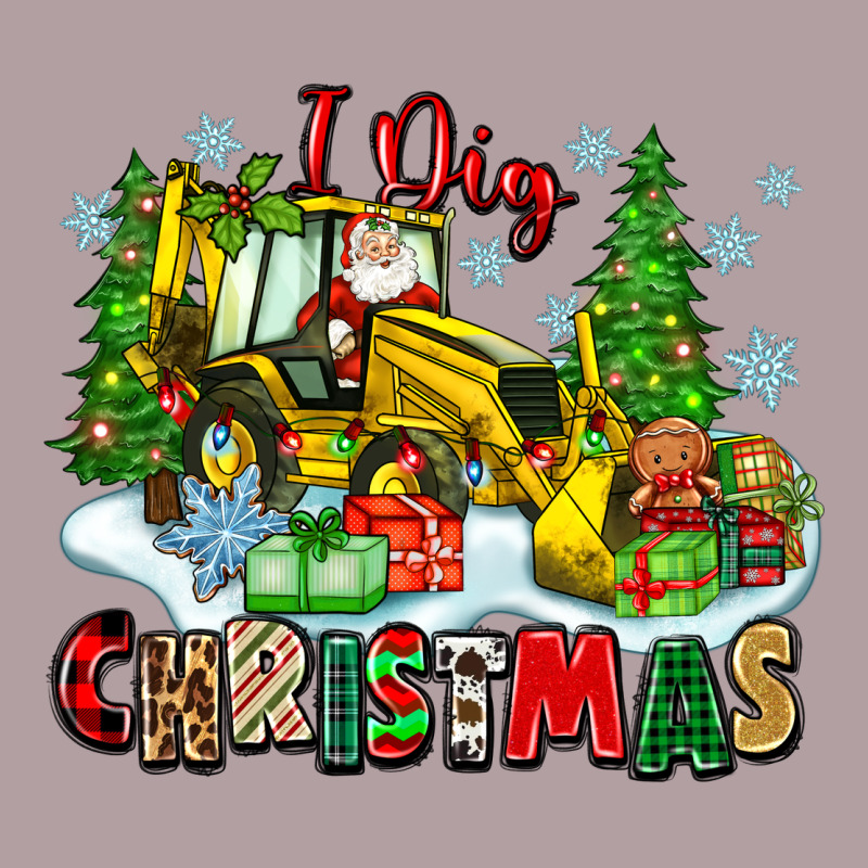 I Dig Christmas Vintage Hoodie by Zillion Design Studio | Teevron