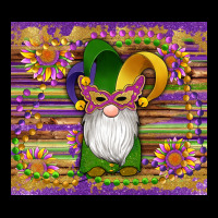 Mardi Gras Gnomes Mask Serape Sunflowers Premium Tee | Teevron