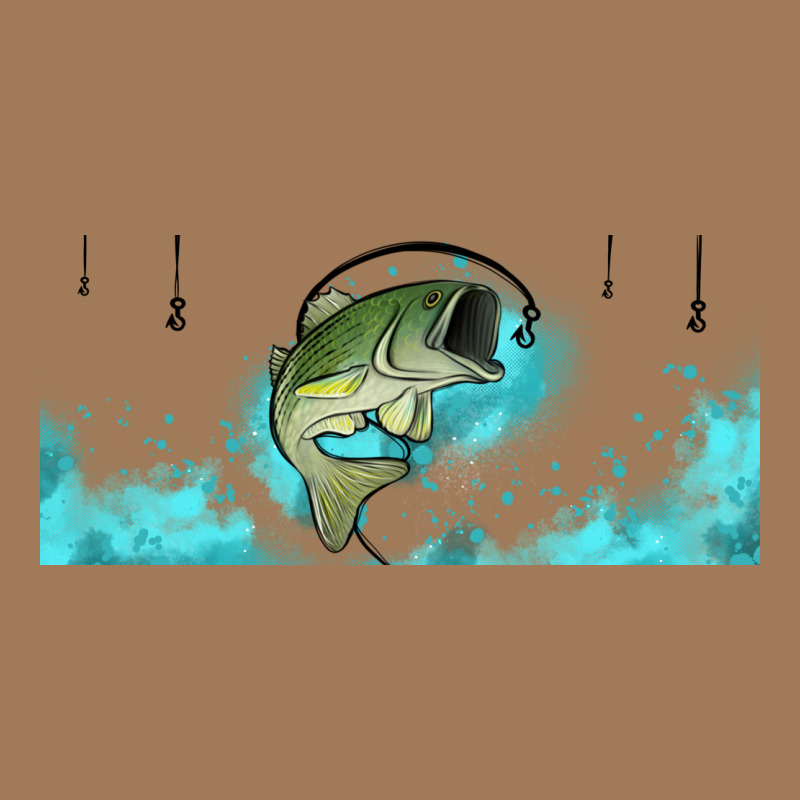Jumping Bass Fishing 16oz Libbey Cup Classic Tee by HRA Design Shop | Teevron