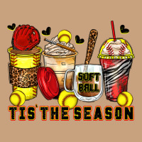 Tis' The Season Softball Coffee Cups Vintage Tee | Teevron