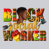 Black Social Worker Heavyweight Sweatshirt | Teevron