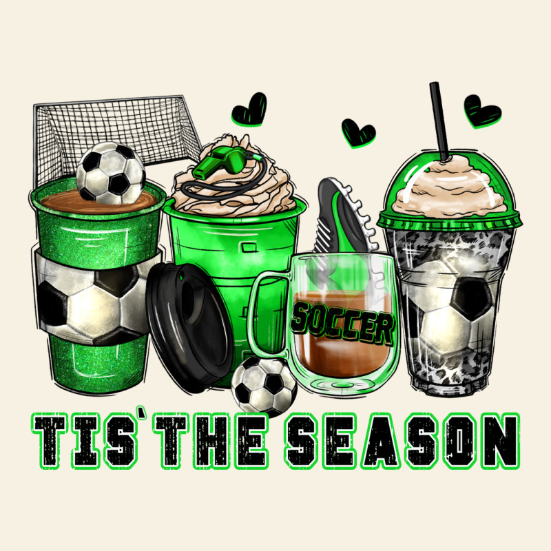 Tis' The Season Soccer Coffee Cups Vintage Tee by Zillion Design Studio | Teevron