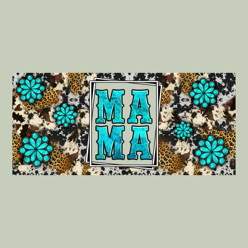 Western Cowhide Mama 16oz Libbey Glass Long Sleeve Tee by HRA Design Shop | Teevron