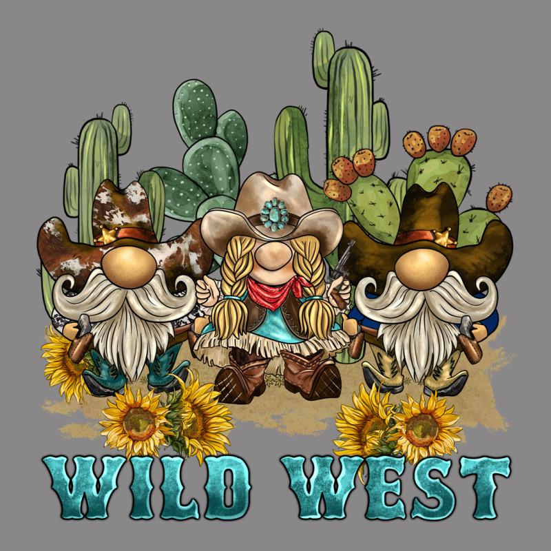 Wild West Western Gnome Vintage Tee by BarkalooDesign | Teevron