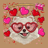Valentine's Day White Pomeranian Vintage Hoodie | Teevron