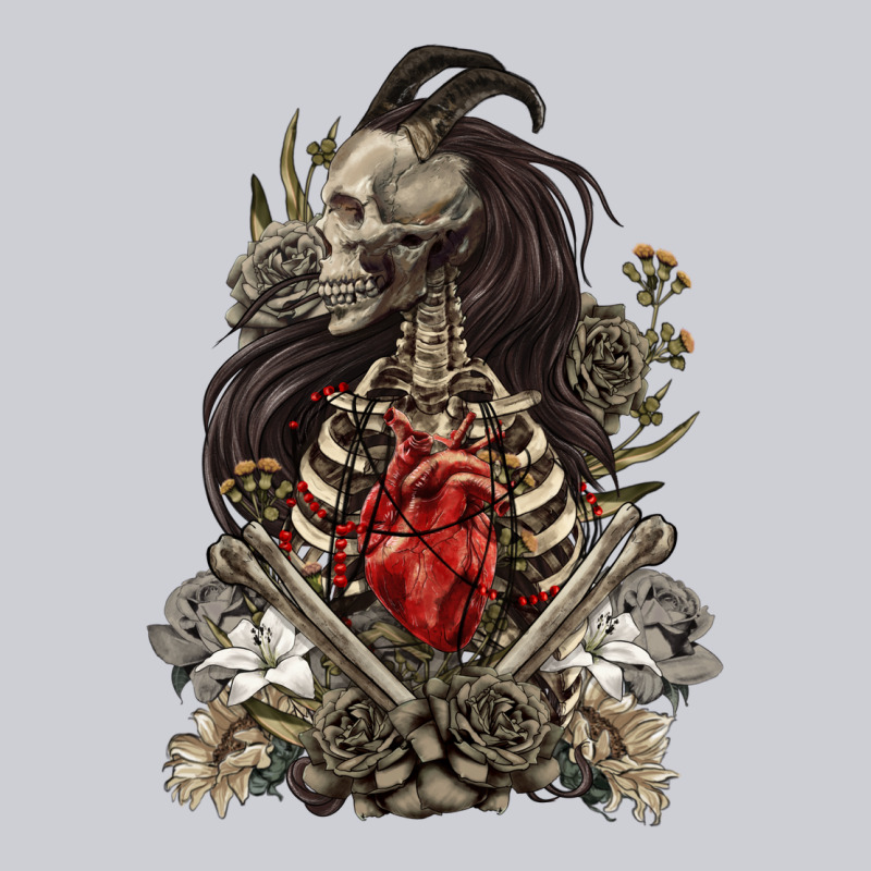 Floral Skeleton Heavyweight Sweatshirt by RanaPortraitStore | Teevron