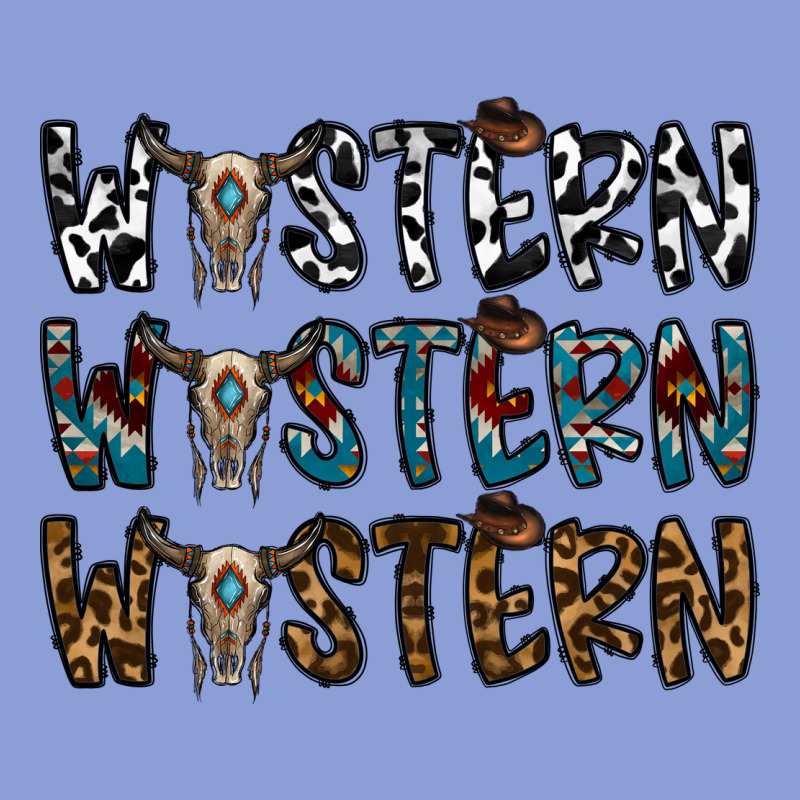 Western Western Western Long Sleeve Tee by CowhideDigitalArt | Teevron