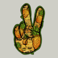Pineapple Peace Sign Heavyweight Hoodie | Teevron
