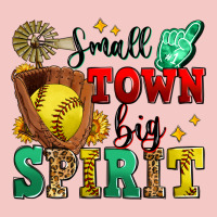 Small Town Big Spirit Softball Urban Heavy Tee | Teevron