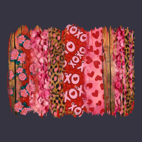 Valentine's Day Brushstrokes With Roses Vintage Hoodie | Teevron