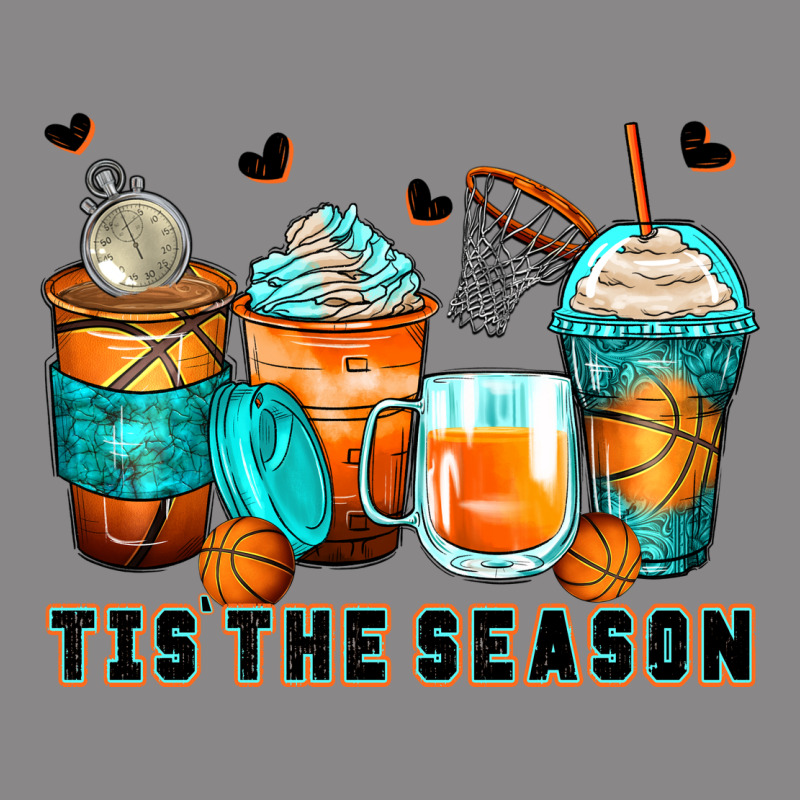 Tis' The Season Basketball Coffee Cups Vintage Tee by Zillion Design Studio | Teevron