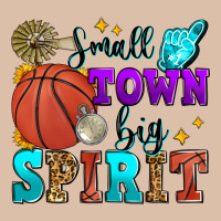 Small Town Big Spirit Basketball Urban Heavy Tee | Teevron