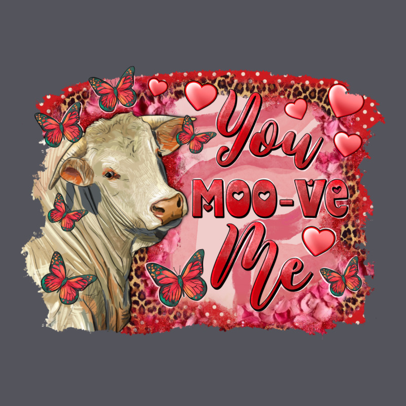 Valentine's Day You Moo Ve Me Charolais Cow Vintage Hoodie by RanaPortraitStore | Teevron