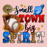 Small Town Big Spirit Baseball Urban Heavy Tee | Teevron