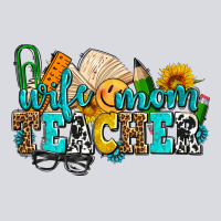 Wife Mom Teacher With Sunflowers Zipper Hoodie | Teevron