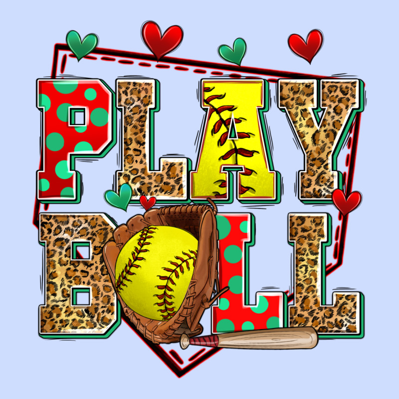 Play Ball Softball Urban Heavy Tee by Zillion Design Studio | Teevron