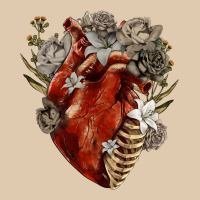 Flower Anatomical Heart Heavyweight Sweatshirt | Teevron