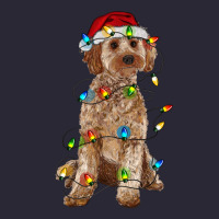 Cockapoo With Christmas Lights Vintage Tee | Teevron