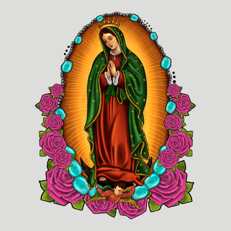 Our Lady Of Guadalupe Zipper Hoodie by JahusDesignShop | Teevron