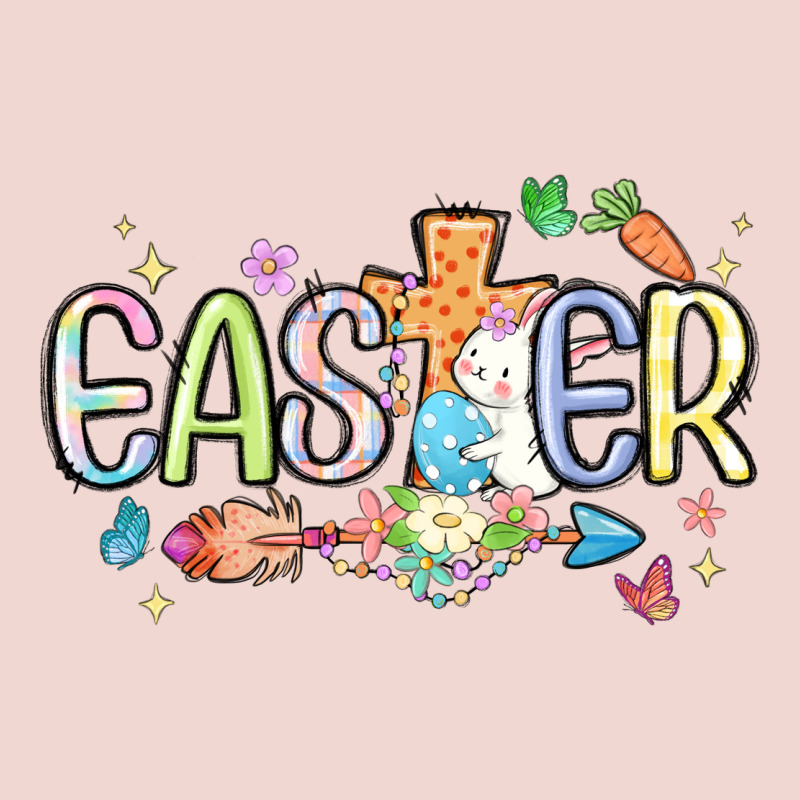 Easter Cross With Bunny Premium Sweatshirt by MaliasSmallBusiness | Teevron