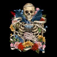 Flower Boho Skull Skeleton Heavyweight Sweatshirt | Teevron