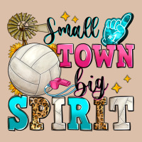 Small Town Big Spirit Volleyball Urban Heavy Tee | Teevron