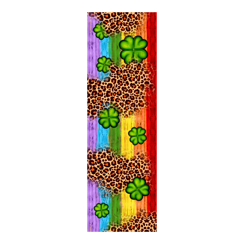 St. Patrick's Day Western Shamrock Leopard Rainbow Premium Tee by Artiststas | Teevron