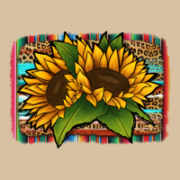 Sunflower With Serape Background Heavyweight Hoodie | Teevron