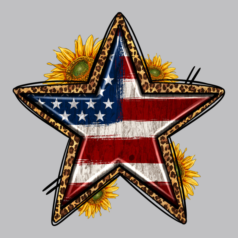 Western 4th Of July Star Long Sleeve Tee by HRA Design Shop | Teevron