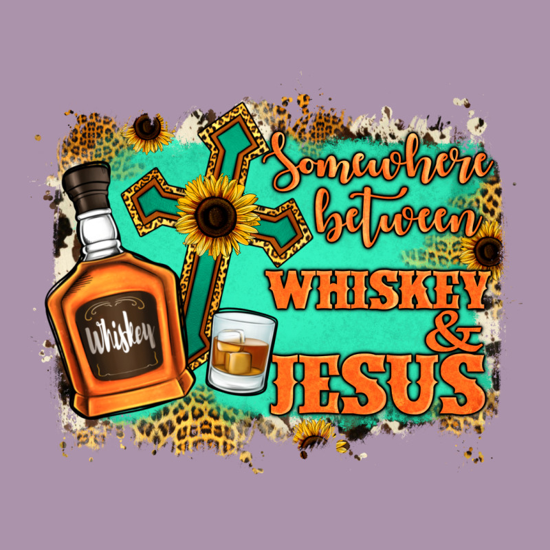 Somewhere Between Whiskey And Jesus Heavyweight Hoodie by Jasminsmagicworld | Teevron