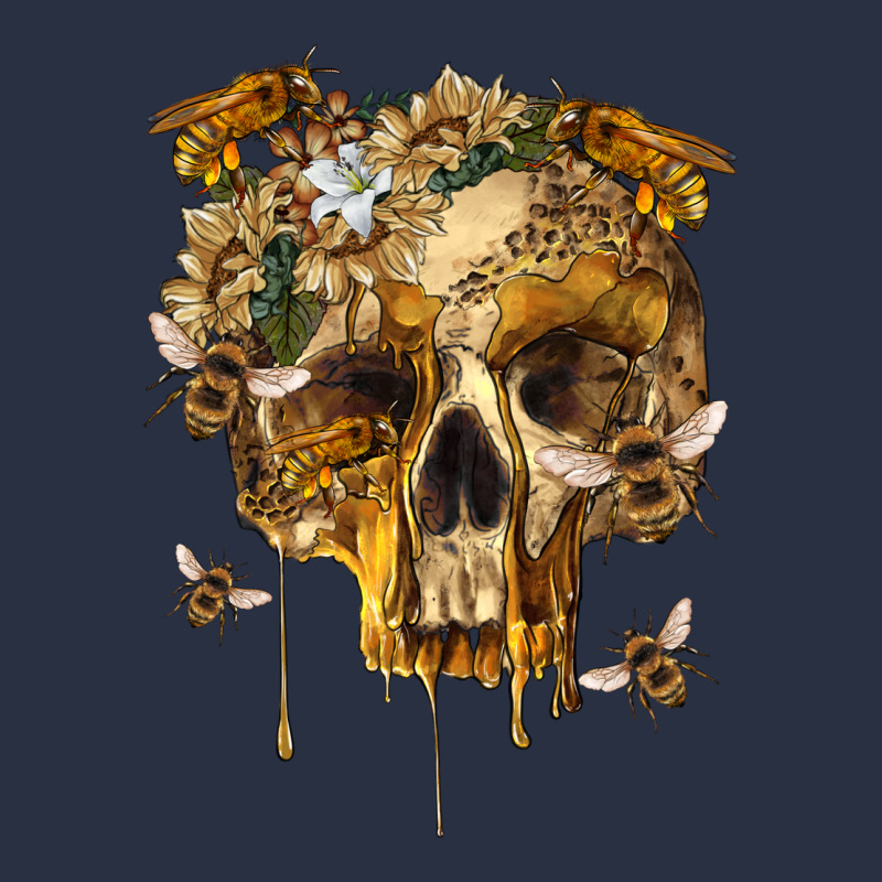 Flower Skeleton Bees Heavyweight Sweatshirt by RanaPortraitStore | Teevron