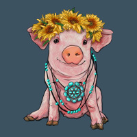 Sunflower Pig With Gemstone Urban Heavy Tee | Teevron