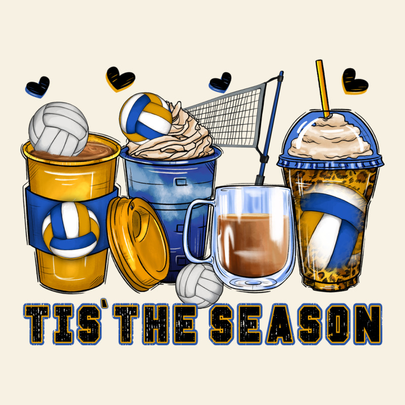 Tis' The Season Volleyball Coffee Cups Vintage Tee by Zillion Design Studio | Teevron