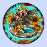 Rattlesnake And Sunflower Urban Heavy Tee | Teevron