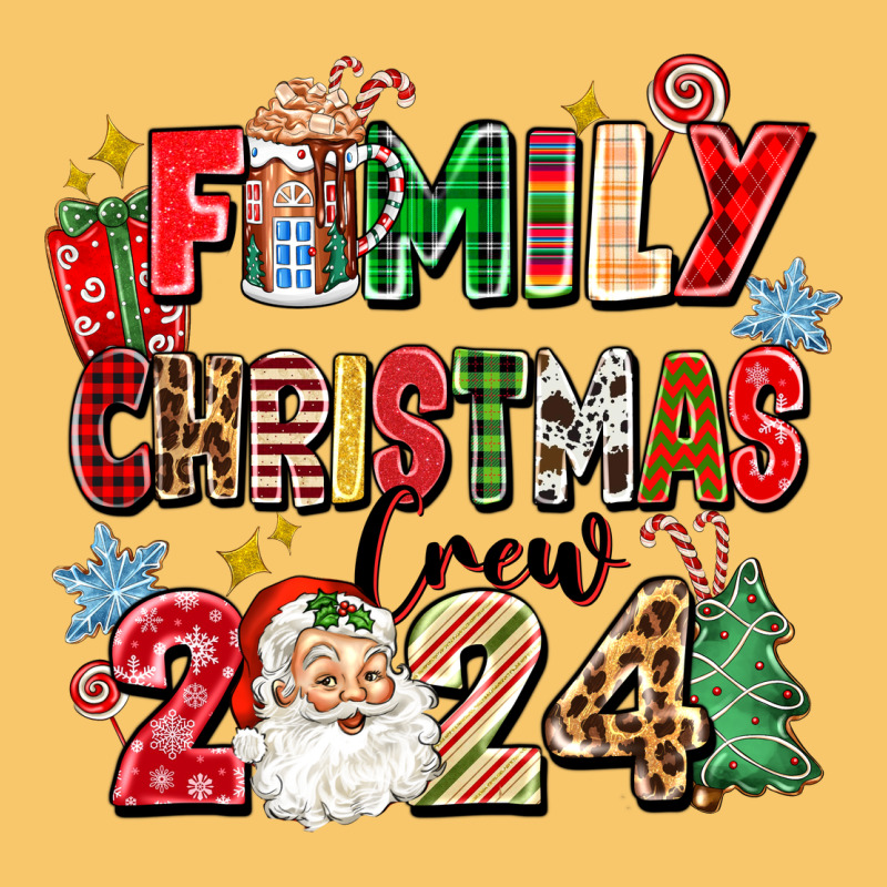 Family Christmas Crew 2024 Vintage Hoodie by Zillion Design Studio | Teevron