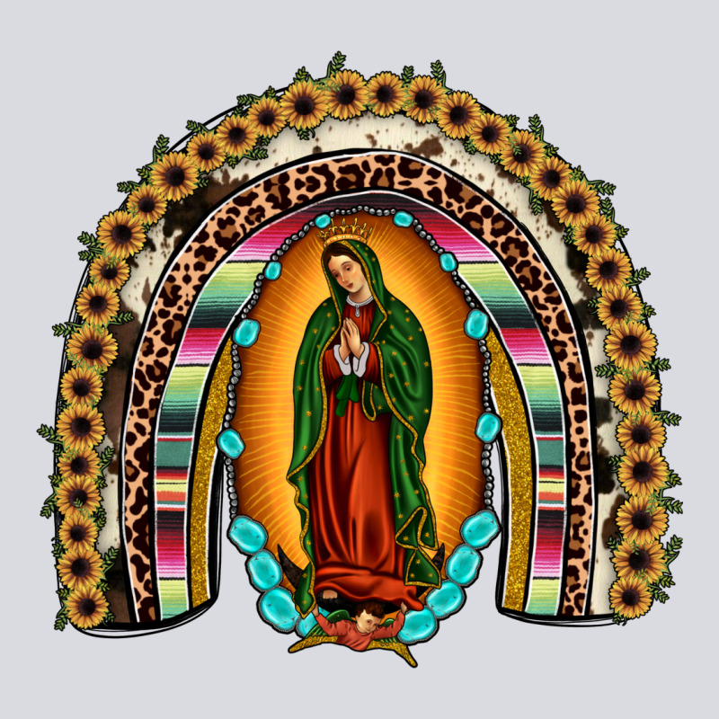 Our Lady Of Guadalupe Rainbow Zipper Hoodie by JahusDesignShop | Teevron