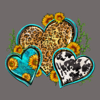 Leopard Cowhide Hearts Urban Heavy Tee | Teevron