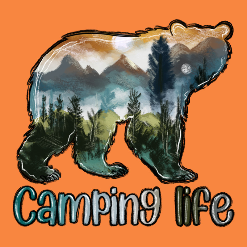 Camping Bear Premium Sweatshirt by MaliasSmallBusiness | Teevron
