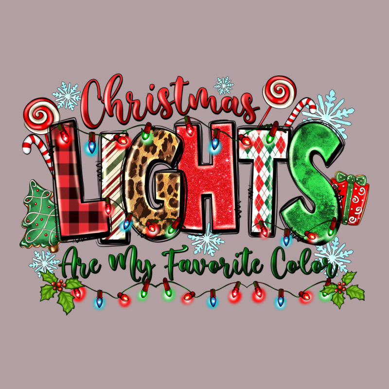 Christmas Lights Are My Favorite Color Vintage Hoodie by Zillion Design Studio | Teevron