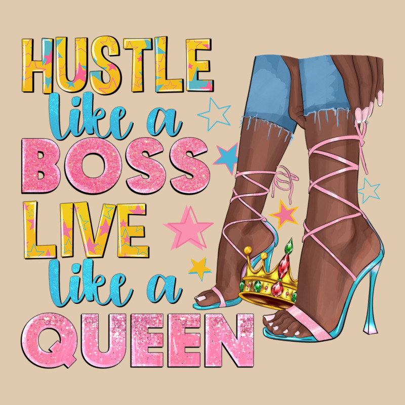 Hustle Like A Boss Live Like A Queen Heavyweight Sweatshirt by texasbilliewilder | Teevron