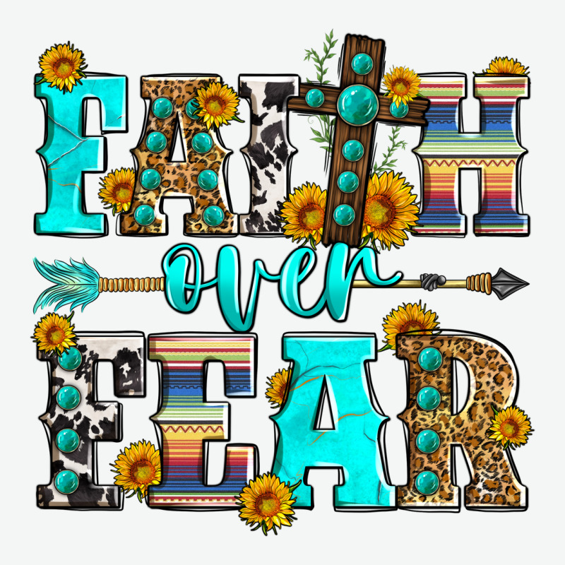 Faith Over Fear Urban Heavy Tee by Zillion Design Studio | Teevron