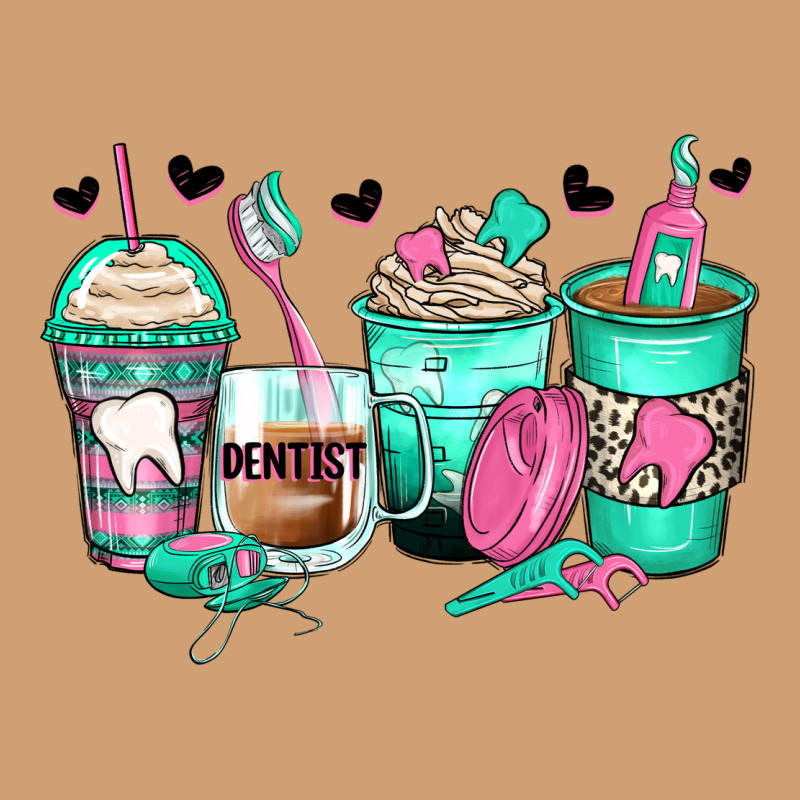 Dentist Coffee Cups Vintage Tee by Zillion Design Studio | Teevron