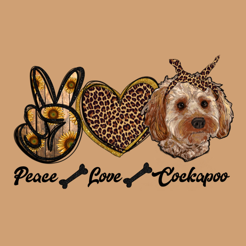 Peace Love Cockapoo Vintage Tee by RanaPortraitStore | Teevron
