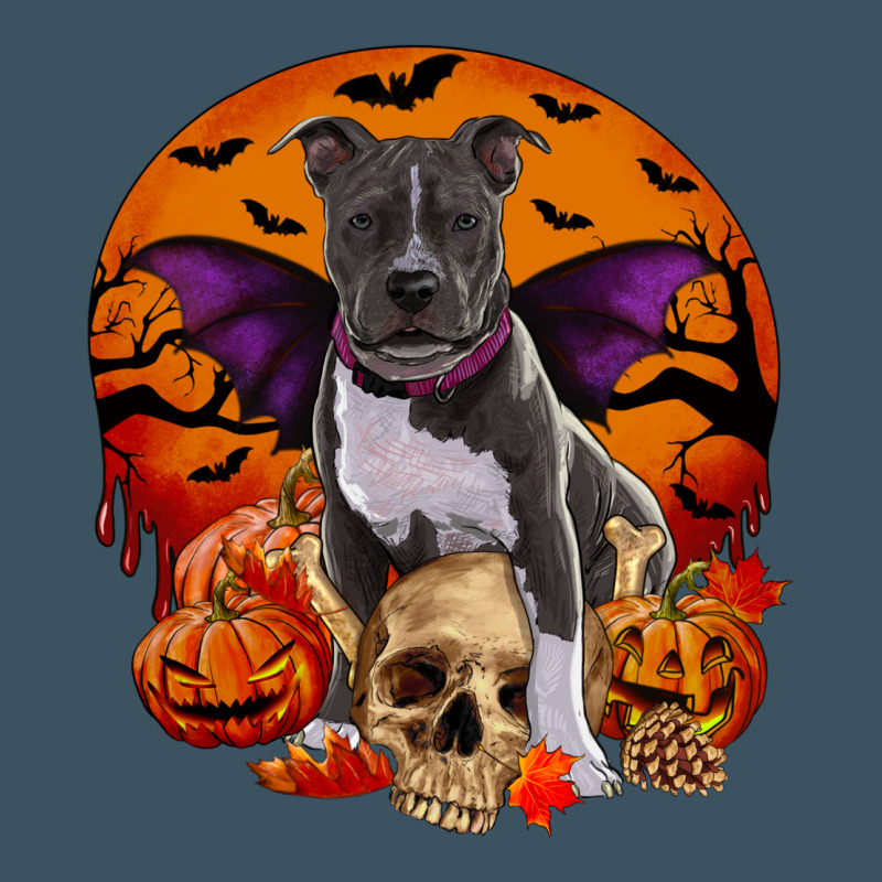 Halloween Pitbull Dog Urban Hoodie by RanaPortraitStore | Teevron