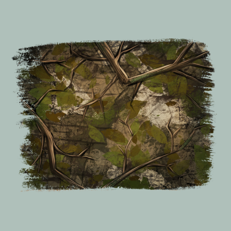Green Hunter Camouflage Pattern Brushstroke Heavyweight Hoodie by Jasminsmagicworld | Teevron