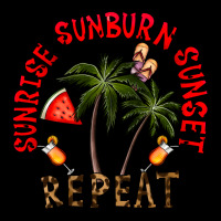 Sunrise Sunburn Sunnset Repeat Long Sleeve Tee | Teevron